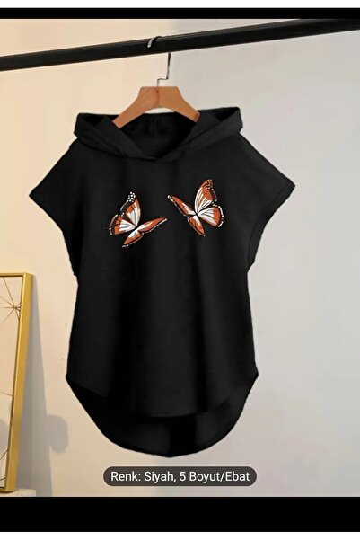 Lerix mod Hanorac cu glugă din bumbac pieptănat cu două fire, pentru femei, L...