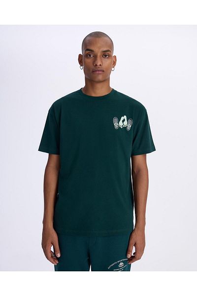 Kappa Tricou autentic Graphik Pirate unisex verde petrol confortabil