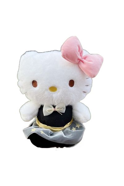 ABYZ Hello Kitty Plush Toy with Black Dress, 23 cm 3+ years