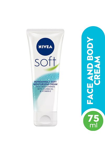 NIVEA Moisturising Cream Soft Refreshing Tube 75 ml