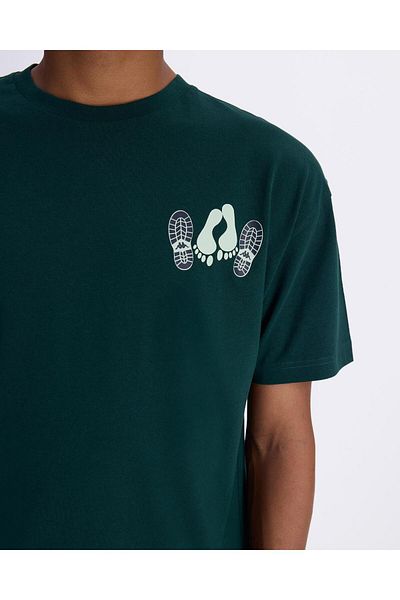 Kappa Tricou autentic Graphik Pirate unisex verde petrol confortabil