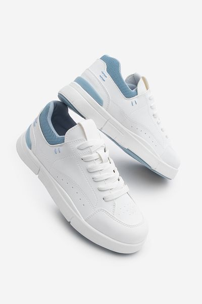 Marjin Pantofi sport cu șireturi pentru femei Tefze Blue