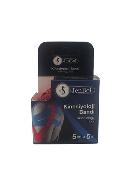 Jenbol Kinesiology Tape Pain Tape 5 cm X 5 m - Red