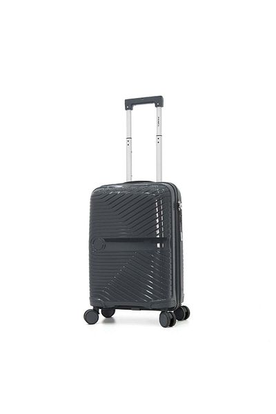 Fancl -Hardside 20 inch Carry On Luggage with USB Charging Port, Grey