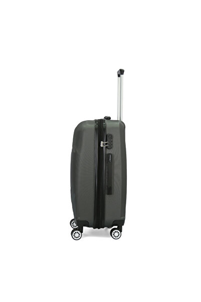 Giordano Hardside Luggage with Spinner Wheels for Everyone (Charcoal, 3 Piece Set)