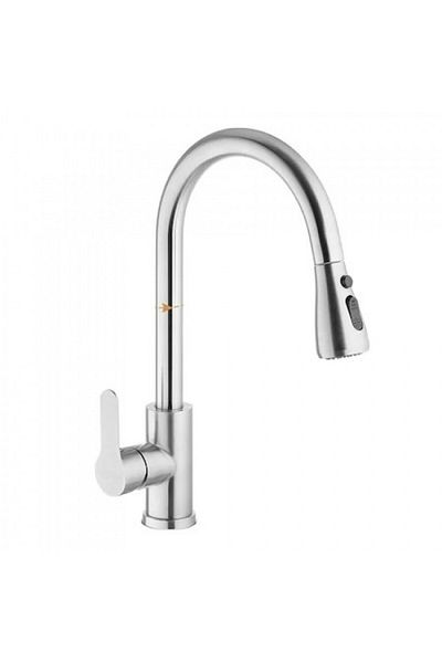 Smack Baterie Bucatarie Extractabila Inox Smack 1701