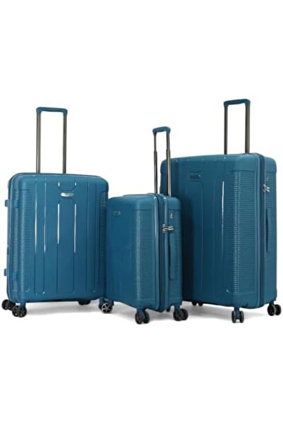 Travelite Set of 3 Hardshell Luggage Bags, Unisex, Sizes L 28-M 24-S 20, Blue...
