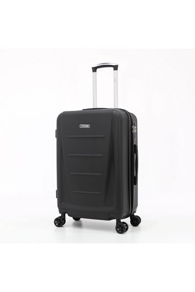 Titan مجموعة حقائب سفر صلبة بعجلات، 3 قطع، لون أسود (S-20"، M-24"، L-28")