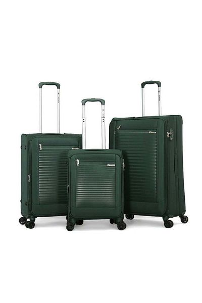 SONADA 3 Piece Luggage Set L 28-M 24-S 20 Green