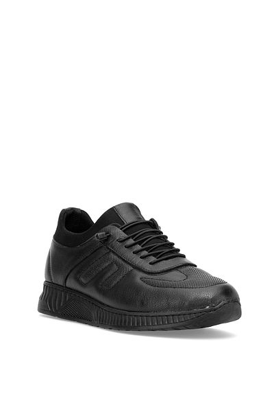 Ayakkabı Fuarı Elit Slcps576C Men's Genuine Leather Casual Shoes Black