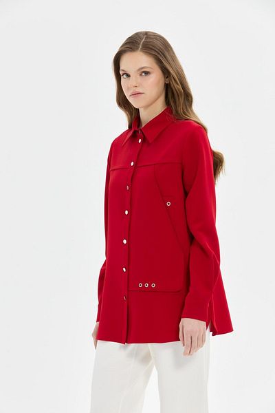 Esswaap Stretchy Fabric Weartunic Red