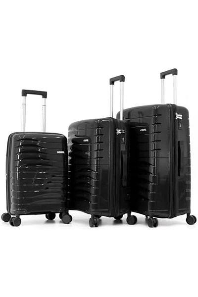Capital Double Spinner Polypropylene Trolley Bags 25/167231/3TR-BLACK