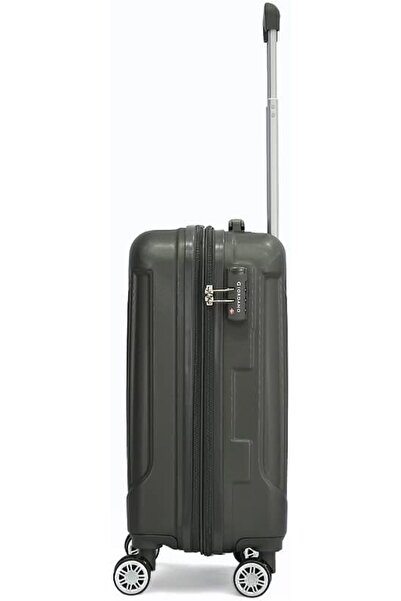Giordano Single Travel Suitcase,cabin Size -tsa Lock - 20inch,grey