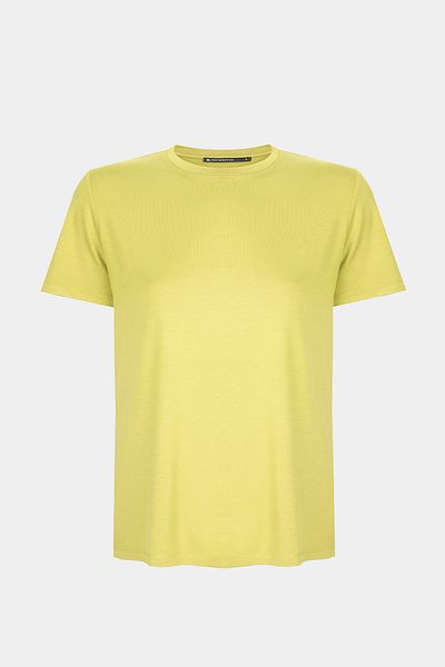Perspective Tricou Chuns Lemon Color Regular Fit Crew Neck cu mâneci