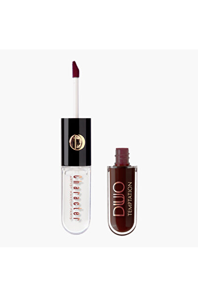 Character Cosmetics ملمع شفاه Duo Temptation وأحمر شفاه غير لامع
