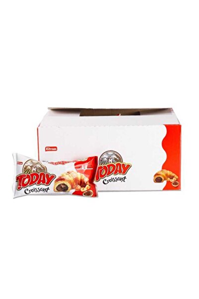 Elvan Today Kruvasan Çikolatalı 40 Gr. 20 li 4 Paket (1 Koli)