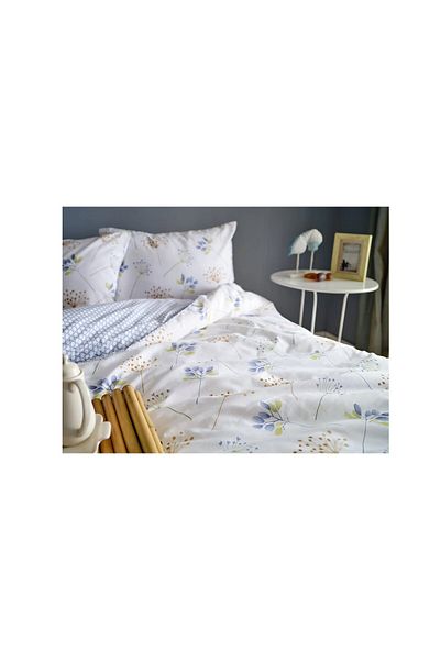 Bellona Easy Cotton Flourish Double Bedding Set - Cream