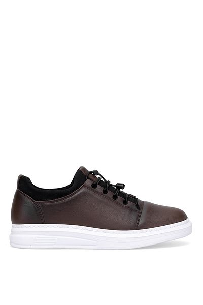 Ayakkabı Fuarı Elit Slcps584C Men's Genuine Leather Casual Shoes Brown