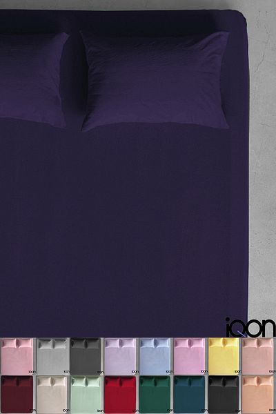 İQON Ranforce Woven Fitted Sheet Set Double - 21 Colors