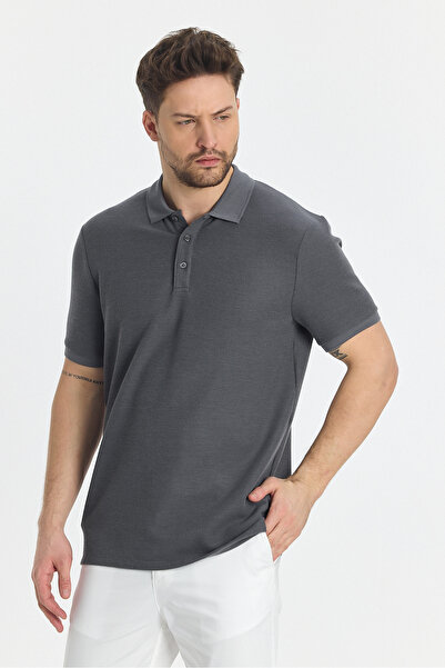 Frappoli Ανδρικό μπλουζάκι με γιακά πόλο με κουμπιά - 360 κανονική εφαρμογή, 100% βαμβάκι