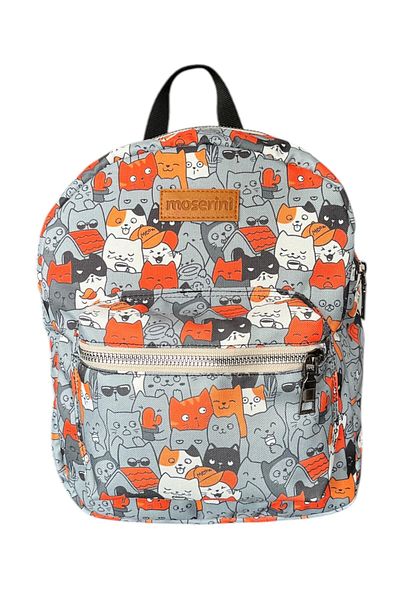 Moserini Cat Patterned 0-8 Years - Nursery, Kindergarten, Children's Backpack - Catlantis