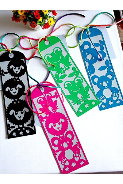 Armada 16 قطعة من المرجعية ذات طابع الحيوانات كهدية (5 سم * 18 سم)