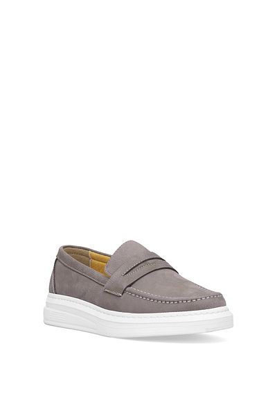 Ayakkabı Fuarı Elit Slshz01N Men's Genuine Leather Casual Shoes Sand Color