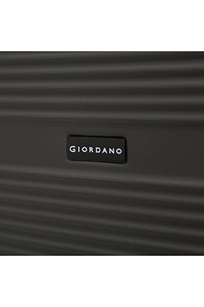 Giordano Travel Bag Set of 3 Sizes 32/26/20 with Double Spinner Wheels and Digital Lock - Gray