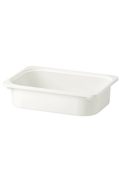 IKEA Toy Storage Box, White, 42X30X10 cm