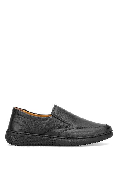 Ayakkabı Fuarı Elit Sledu01C Men's Genuine Leather Casual Shoes Black