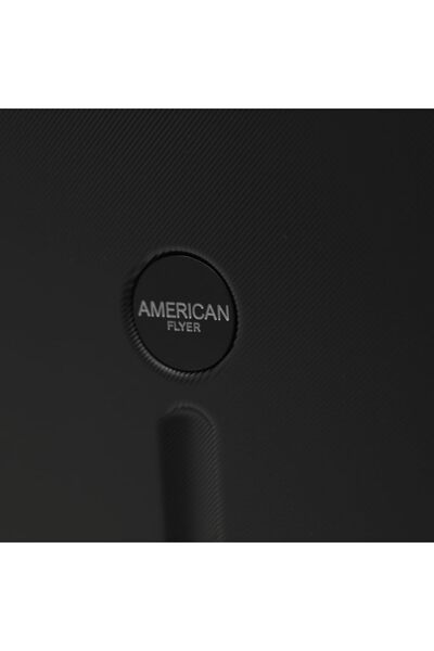 AMERICAN FLYER Travel Bags with Double Rotating Wheels and Digital Lock, L 28-M 24-S 20 Black