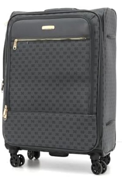 SONADA Double Spinner Soft Luggage Trolley Bag 28-Pp21/3TR-Grey
