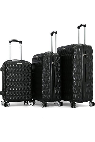 RED DİAMOND مجموعة حقائب سفر TSA من ريد دايموند، مكونة من 3 قطع (الطول 28 بوص...