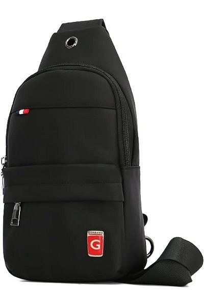 Giordano Shoulder Bag, Black, 12 7.9 3.95, 2525271, Unisex Adults