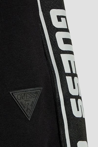 Guess Black E.Six with Children's Stripe Logo