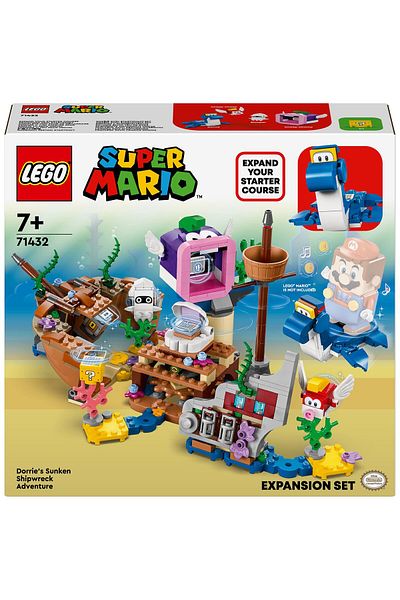 LEGO Super Mario Dorries Sunken Shipwreck Adventure Expansion Set 71432 500 Pieces