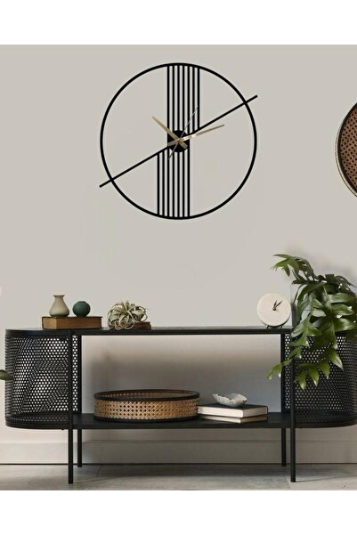 DEKORATİF METAL DUVAR SAATİ 60*60