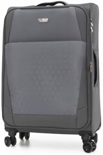 SONADA Double Spinner Soft Luggage Trolley Bag 28-Pp21/3TR-Grey