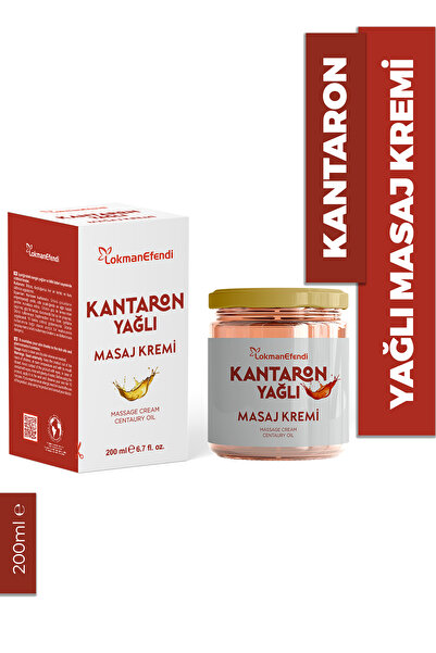 Lokman Efendi Kantaron Yağlı Masaj Kremi 200 ml
