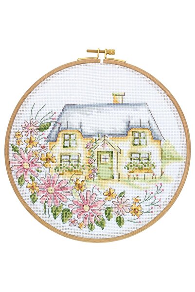 Tuva Kit de brodat cu punct de cruce Etamine DCS03