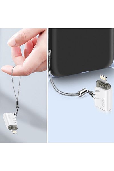 REDz Accessories XO-NB256A Adapter, USB to Lightning, OTG Data Transfer 480MBps, for iPhone, White