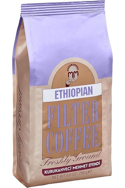 Mehmet Efendi Ethiopian Filter Coffee – Freshly Ground (250g) | Kurukahveci Mehmet Efendi