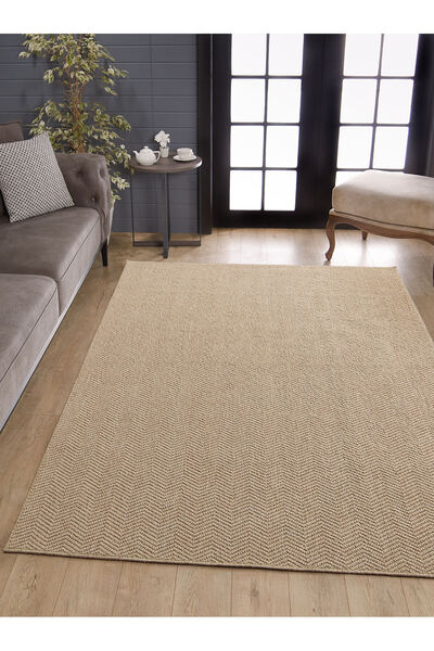 Mariesse Home Sisal Jüt Hasır Model Yıkanabilir Toz Vermez Balkon Bahçe Mutfa...