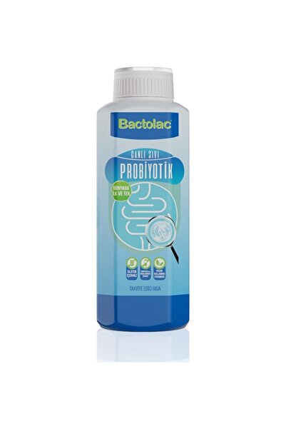 Bactolac 1000 ml 1 Adet (DÜNYADA CANLI ORGANİZMA IÇEREN TEK SIVI PROBİYOTİK)