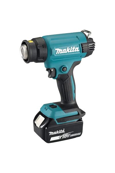 Makita DHG181RT أداة تسخين لاسلكية، 18 فولت، درجة حرارة الهواء 150 درجة مئوية ~ 550 درجة مئوية، 0.73 كجم