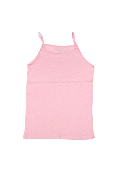 bebegen Дівчача рожева майка з серцевим візерунком на бретельках