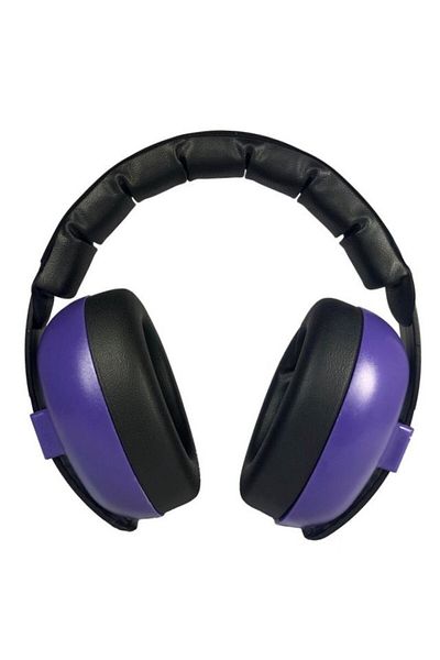 Banz Earmuffs For Babies And Children, , Bubzee, 3-36 Months, Dark Purple Baby Earmuffs