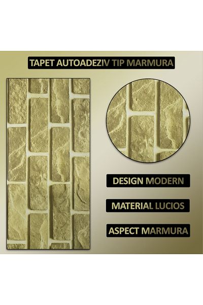 NEXTLY Set 50 X Tapet Autoadeziv Imitatie Marmura , Waterproof, Ajustabil, Adeziv Puternic, Usor