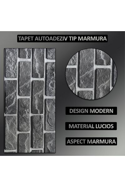 NEXTLY Set 30 X Tapet Autoadeziv Imitatie Marmura , Waterproof, Ajustabil, Adeziv Puternic, Usor