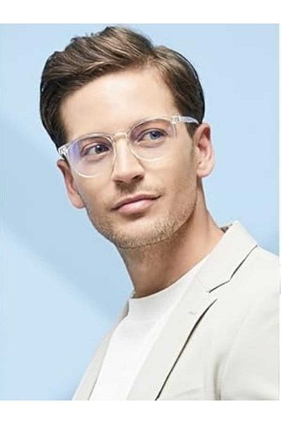 TrendMilano Crystal Clear Blue Light Blocker Against Eye Fatigue for Men and Women